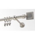 Kovová garnýž Satin nickel Ø 16 mm - Saturn