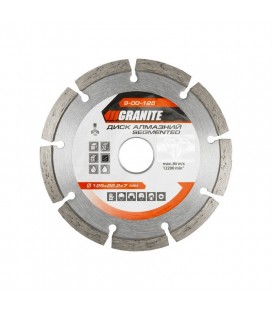 Kotouč diamantový GRANITE SEGMENTED 125*2 mm 22-24% 12200 ot./min 9-00-125