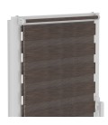 Roleta Den a Noc Delux Plus série Mocha Wood DN23