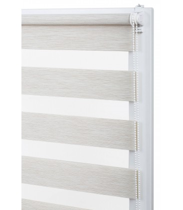 Roleta Den a Noc Delux Plus série Silver Linen DN24
