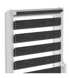 Roleta Den a Noc Delux Plus série Graphite Black DN33