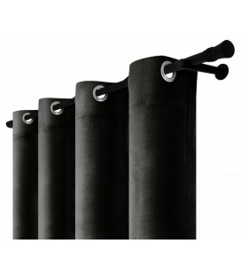 Sametový záves s kroužky – Burgundy Shadow, vínovo-červená