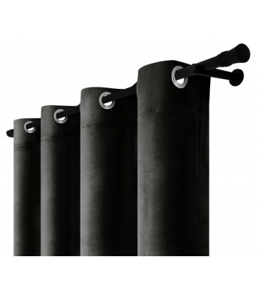 Sametový záves s kroužky – Burgundy Shadow, vínovo-červená