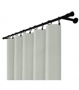 Zatemňovací závěs s řasicí páskou – Blackout Royal Silver, světle šedá