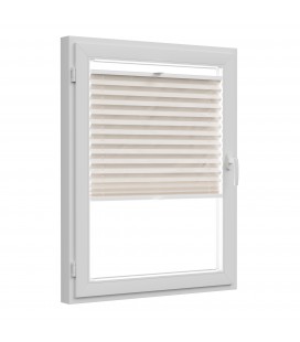 Roleta plisé extra série s montáží do rámu Krémová