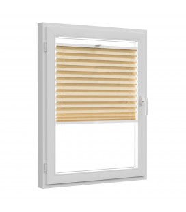 Roleta plisé extra série s montáží do rámu Světle béžová