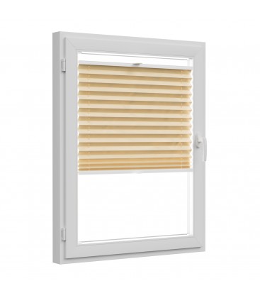 Roleta plisé extra série s montáží do rámu Světle béžová