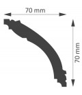 Dekorativní lišta na strop CD70A 200x7x7 cm DSM