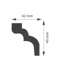 Dekorativní lišta na strop CD50S 200x4,2x4,9 cm DSM