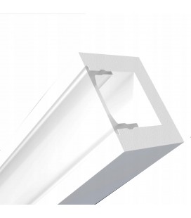Stropní a nástěnná LED lišta DL25 pro nepřímé osvětlení 200 × 2,5 × 2 cm